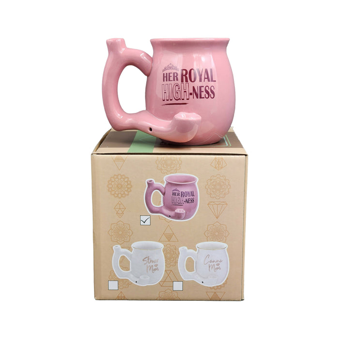 Her royal high-ness small pink mug Mug Pipe Roast and Toast Gifts