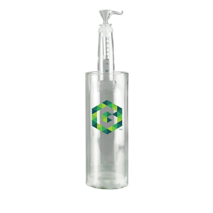 Gravity | B Aurora 12" Tall Gravity Water Pipe Glass Bong West Coast Gifts Default Title