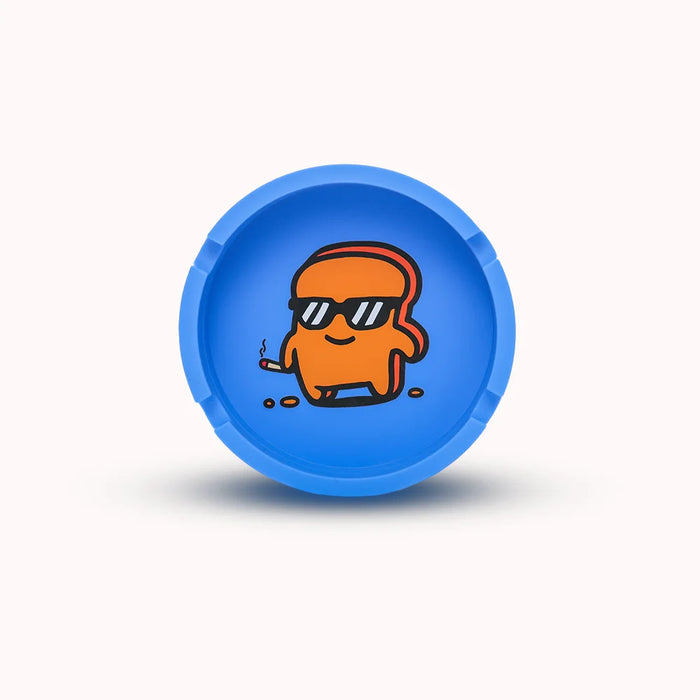 Choast | 3.5″ Silicone Ashtray – Heat-Resistant & Durable Silicone Ashtray Choast Rolls Inc. Blue