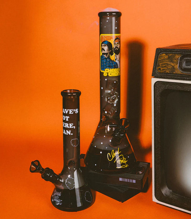 Cheech & Chong® Glass | 15" Stoners in Space Beaker (CC156) Glass Bong Smoking Cat Distribution