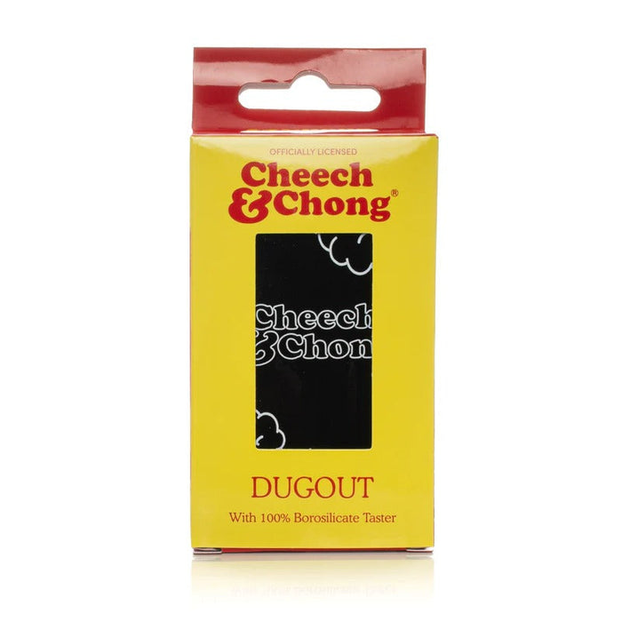 Cheech & Chong | 3.8" Dave's Not Here, Man Dugout W/Borosilicate Taster Dugout West Coast Gifts