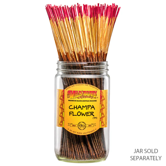 WILD BERRY | 11" Incense Sticks - 100ct Incense LEHIGH WHOLESALE CHAMPA FLOWER
