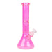 10" Neon Beaker Bong with Dome Perc Glass Bong Smoking Cat Distribution Pink