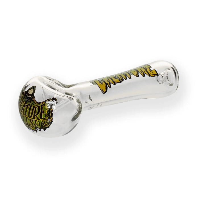 4.5" Reaper Kills Spoon Hand Pipe Glass Pipe West Coast Gifts Default Title
