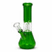 8" Color Rush Percolator Bong Glass Bong Super Supplys Inc Green