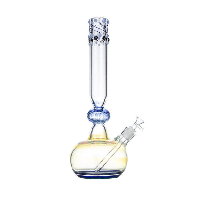 16″ Inside Out Jade Blue Color Tube Glass Bong [C2698] Glass Bong Canadian Distributor