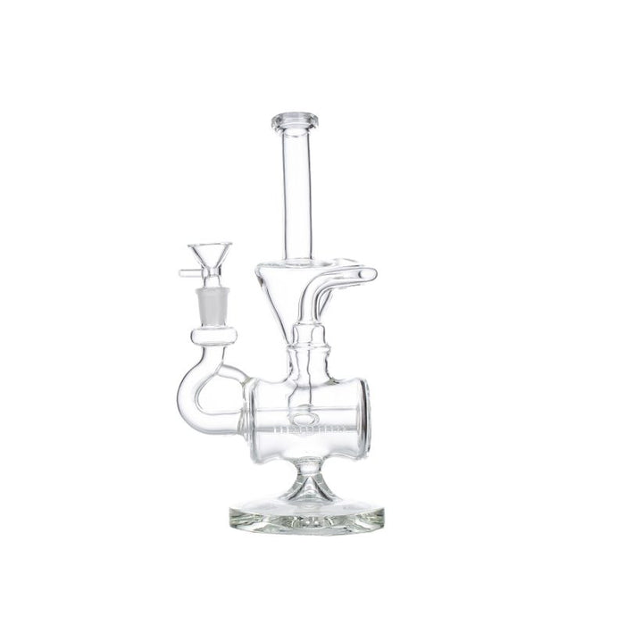 11″ Clear Recycler Glass Bong with inline diffuser [C8032] Glass Bong Canadian Distributor