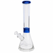 16" Water Pipe with Ice Catcher – 7mm [GP1874] Glass Bong ONE Blue