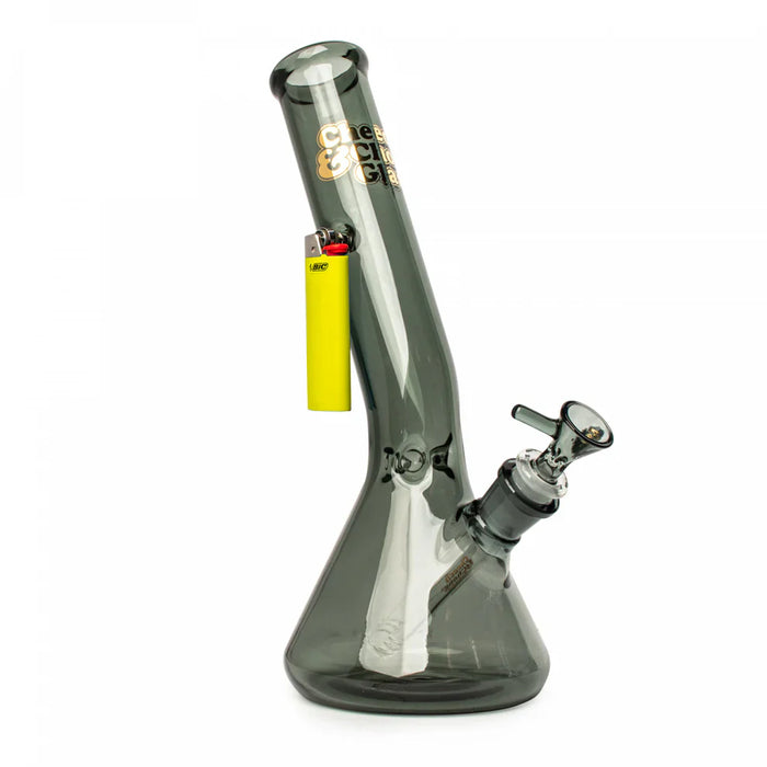 Cheech & Chong® Glass | 12" Basketball Jones Lean Back Beaker Tube [CC110] Glass Bong Smoking Cat Distribution Smoke (CC110SK)
