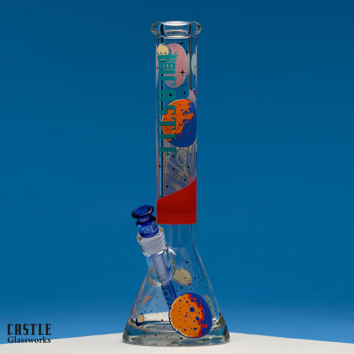 Castle Glassworks | 16" Space Case [CG-207] Glass Bong Castle Glassworks