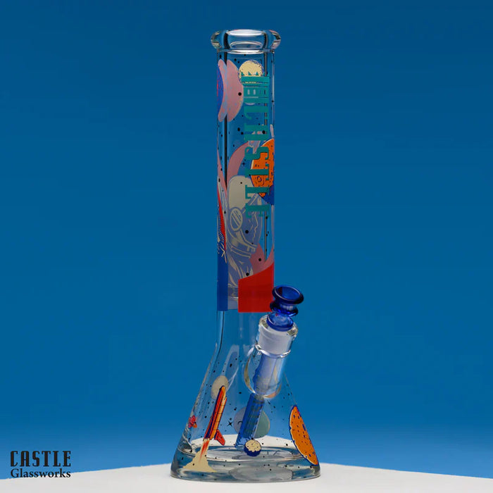 Castle Glassworks | 16" Space Case [CG-207] Glass Bong Castle Glassworks