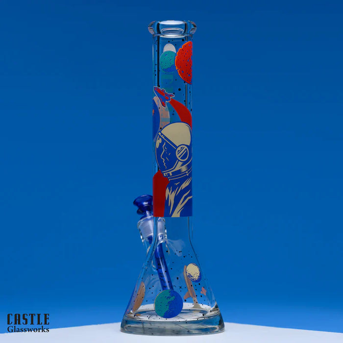 Castle Glassworks | 16" Space Case [CG-207] Glass Bong Castle Glassworks