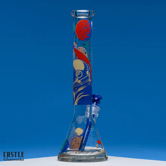 Castle Glassworks | 16" Space Case [CG-207] Glass Bong Castle Glassworks