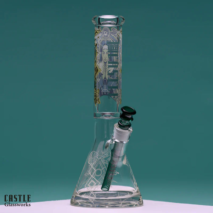 Castle Glassworks | 14" Occult [CG-304] Glass Bong Castle Glassworks