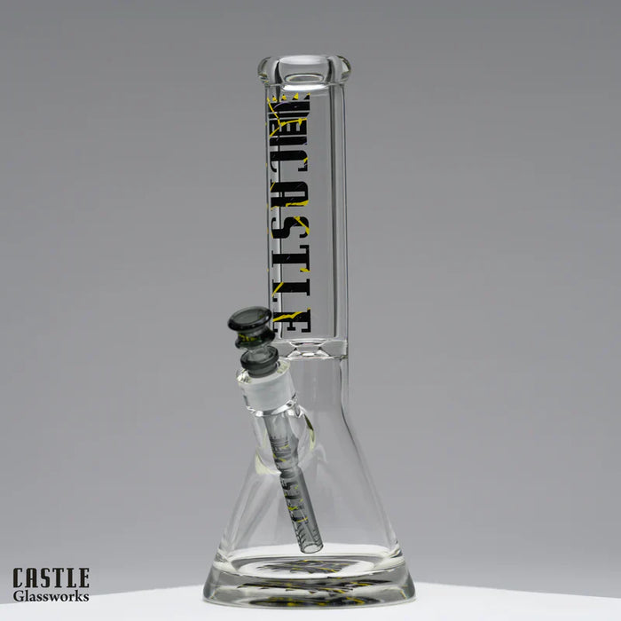 Castle Glassworks | 14" Bolt [CG-305] Glass Bong Castle Glassworks