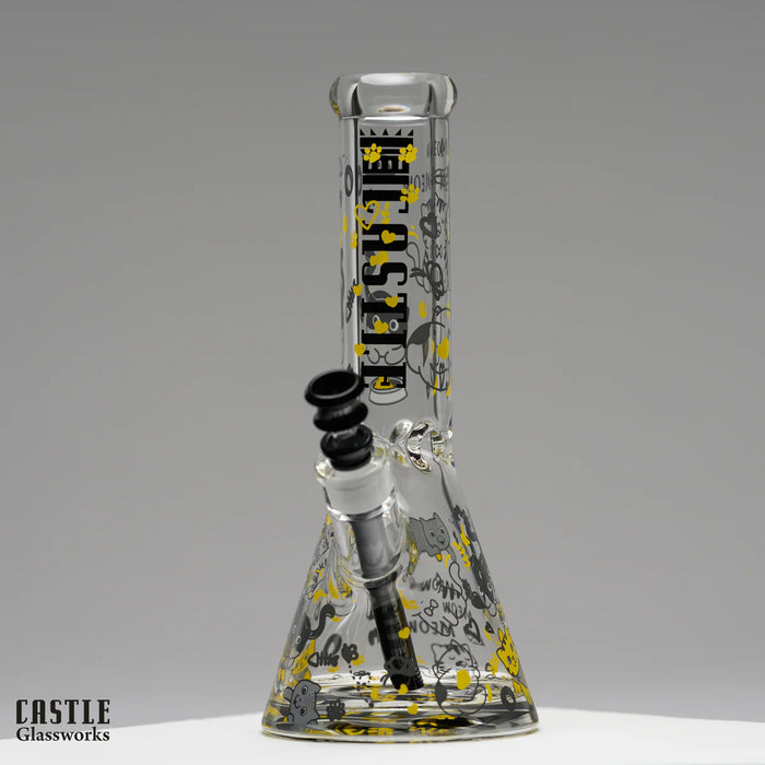 Castle Glassworks | 12" Kitty [CG-406] Glass Bong Castle Glassworks