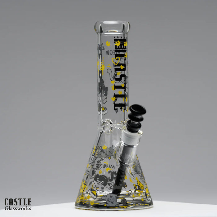 Castle Glassworks | 12" Kitty [CG-406] Glass Bong Castle Glassworks