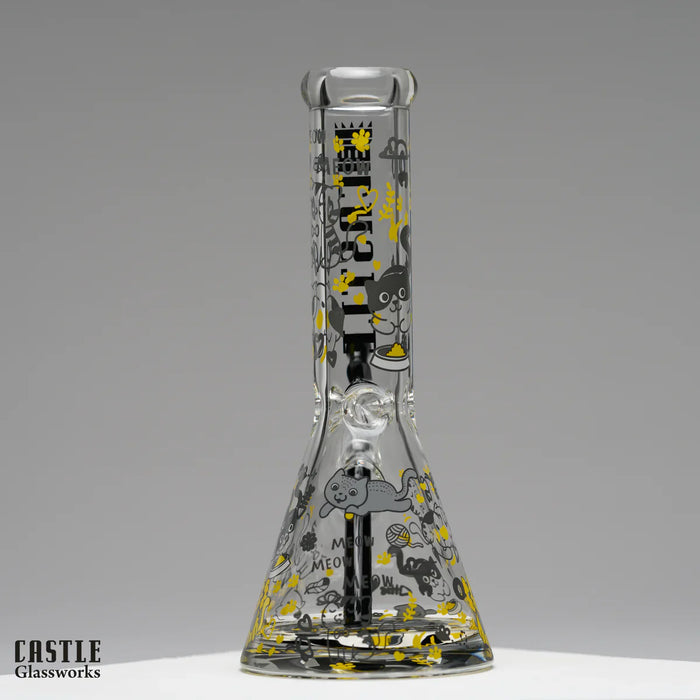 Castle Glassworks | 12" Kitty [CG-406] Glass Bong Castle Glassworks