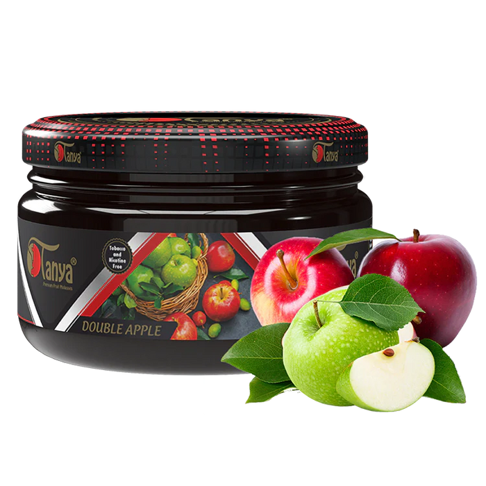 TANYA HOOKAH FLAVOR 250G CAN ZERO NICOTINE- ZERO TOBACCO Flavour Jatiimports LLC DOUBLE APPLE