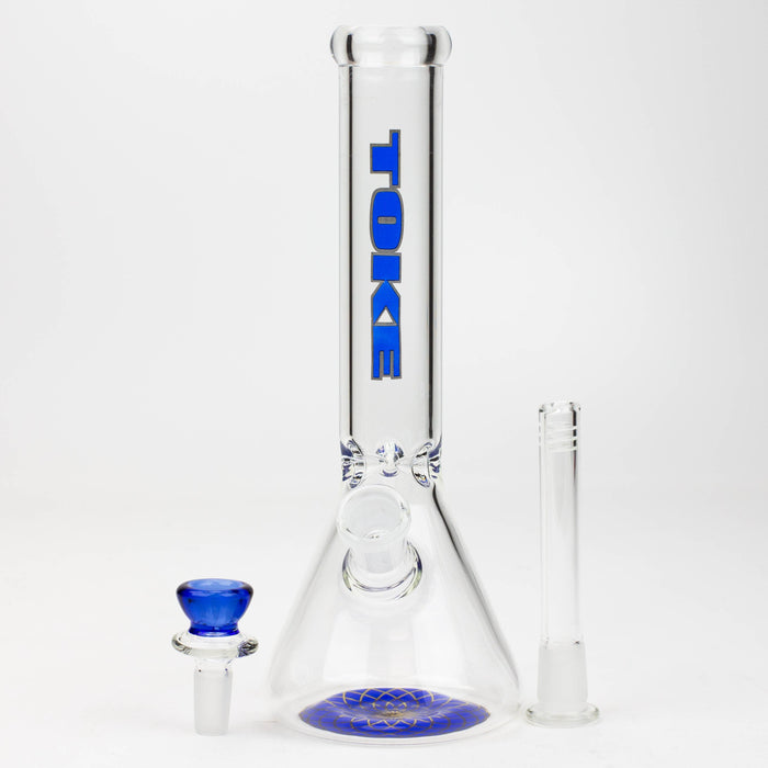9.5" TOKE beaker glass water bong Glass Bong Northern Aurora Trading Ltd