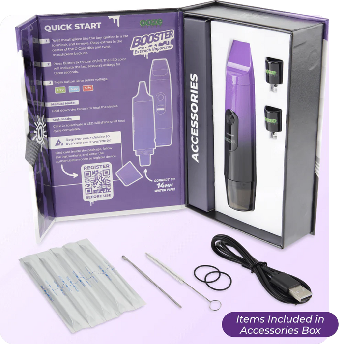 Ooze | Booster Extract Vaporizer – C-Core 1100 MAh Galaxy Purple Vaporizer ONE