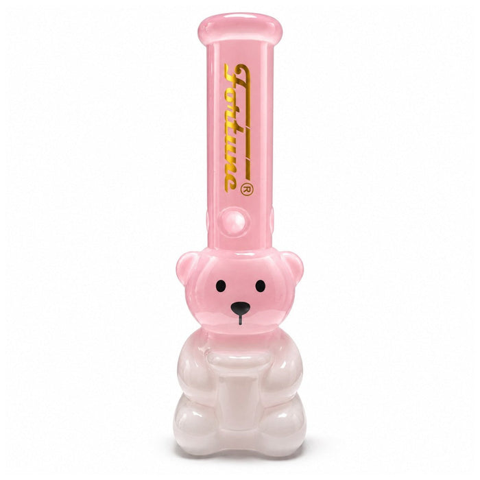 Fortune | 12" Teddy Bear Glass Water Pipe Glass Bong Fortune