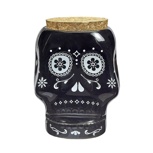 SKULL STASH JAR - BLACK Jar Roast and Toast Gifts
