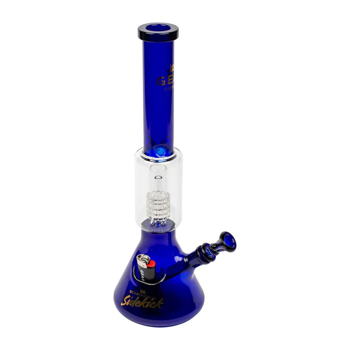 GEAR Premium® | 15.5" Sidekick Boost Beaker Tube Glass Bong Smoking Cat Distribution
