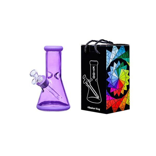 8" Soft glass beaker water bong [M08002] Glass Bong Canadian Distributor
