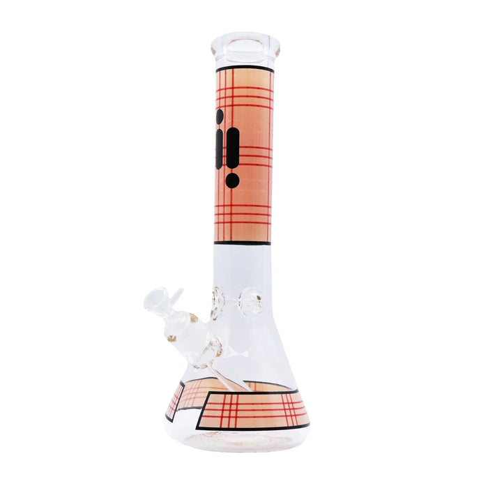14" Infyniti Grid Pattern Beaker Water Bong ( GP1598 )