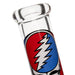 Grateful Dead | 10" Tall Steal Your Face Beaker Base Water Pipe W/Silicone Base Glass Bong West Coast Gifts
