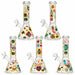 10" Glow-in-the-Dark Graffiti Beaker Glass Bong Super Supplys Inc