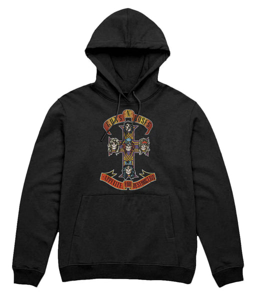 Guns N’ Roses | Authentic "Appetite For Destruction" Hoodie (officially licensed) Hoodie Smoking Cat Distribution Small