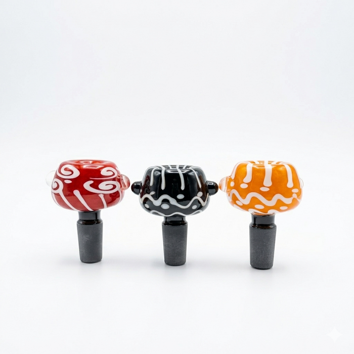OG | 14mm Colourful Cloud Bowls – Assorted Bowl · Popper Smoking Cat Distribution