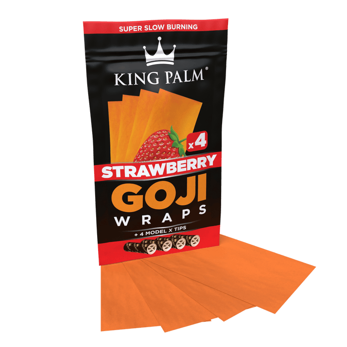King Palm | Goji Wrap Bundle - 15 packs Leaf Wrap Cannatron Strawberry