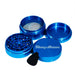 Blazy Susan | 4-Piece Aluminum Grinder - 2.5" Regular Grinder Smoking Cat Distribution Blue