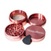Blazy Susan | 4-Piece Aluminum Grinder - 2.5" Regular Grinder Smoking Cat Distribution Pink