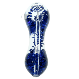 5″ Glycerin Hand Pipe (HP-M0004) Glass Pipe Canadian Distributor Blue