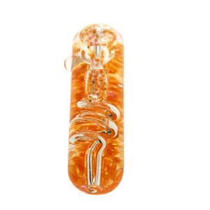4.4″ Solar Drift Glycerin Pipe (HP-M0006) Glass Pipe Canadian Distributor Orange