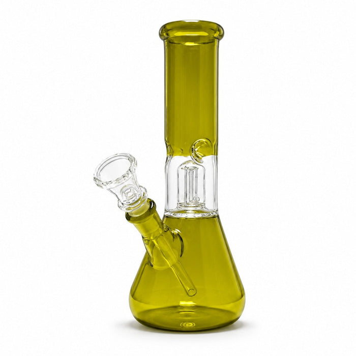 8" Color Rush Percolator Bong Glass Bong Super Supplys Inc Yellow
