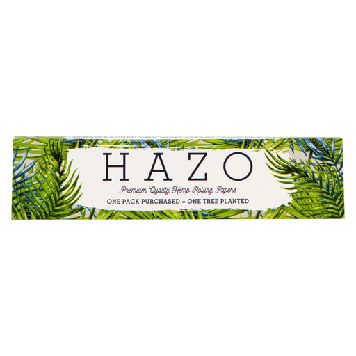 HAZO Hemp Rolling Papers | King Size Slim - Full Display of 50x Booklets | Plants 50 Trees! King Size HAZO