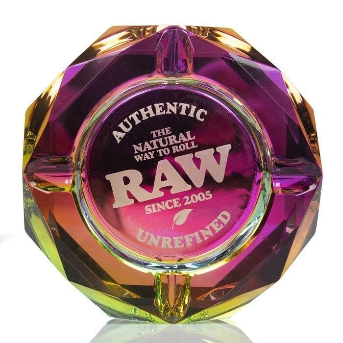 RAW | Prism Glass Ashtray Glass Ashtray ONE Rainbow