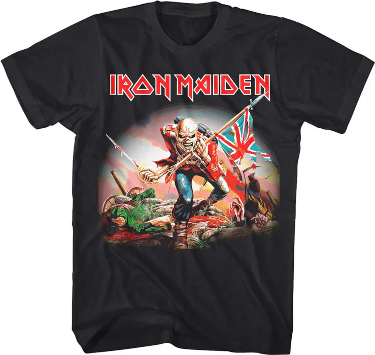 Iron Maiden | "The Trooper" Men's T-Shirt Black - Officially Licensed Short Sleeve Philcos Medium