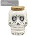 SKULL STASH JAR - WHITE Jar Roast and Toast Gifts