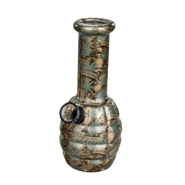 6″ Trinity Mosaic Mini Glass Bong [JBLMIN-06-5] Glass Bong Canadian Distributor Desing C