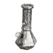 6″ Prism Hex Series Mini Glass Bong – Geometric Art Design [JBLMIN-09-5] Glass Bong Canadian Distributor Design D
