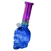 8″ Skull Glass Bong [JBLX-11-2] Glass Bong Canadian Distributor Blue/Purple