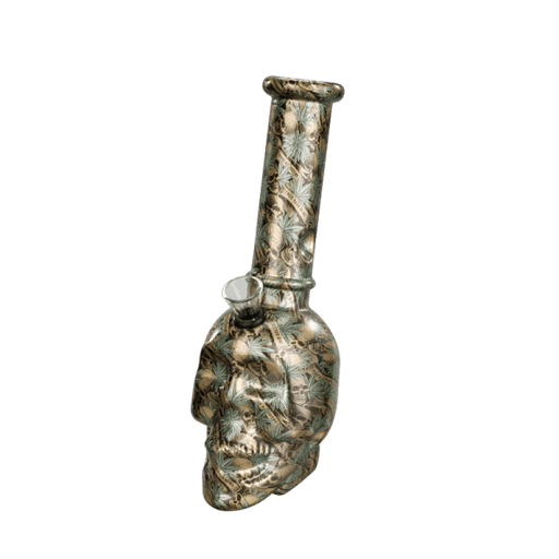 8″ Skull Printing Glass Bong [JBLX-11-3] Glass Bong Canadian Distributor Pattern B