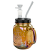 TOPPUFF® | 5.5″ Mason Jar Glass Bong – Surface Plating Colors [JTOP01.1005] Glass Bong Canadian Distributor Brown