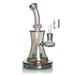 Red Eye Tek | 7.5" Tall Green Metallic Terminator Finish Neo Concentrate Rig Glass Rig West Coast Gifts Default Title